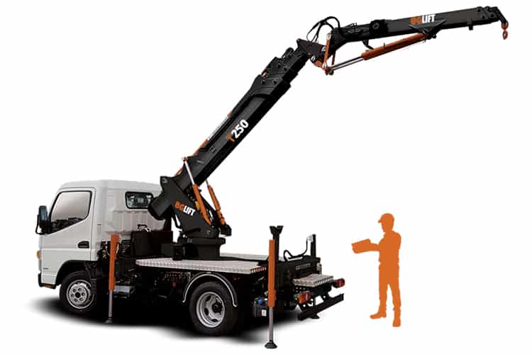 Compacte en mobiele autohijskraan