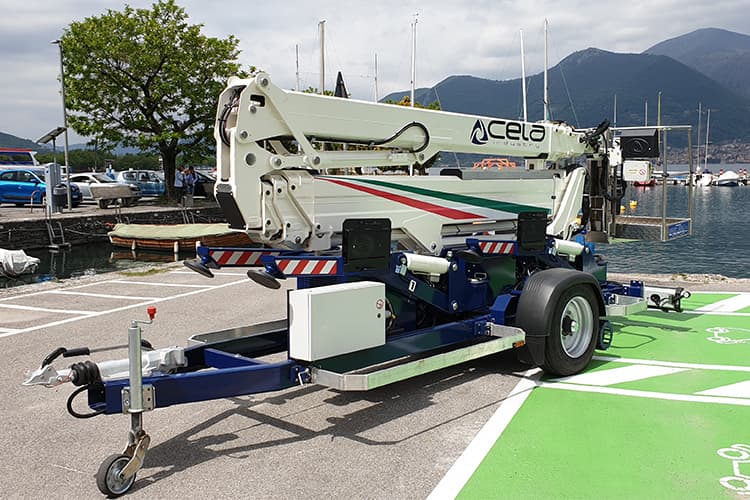 Krachtige en milieuvriendelijke trailer met lithium-accutechnologie