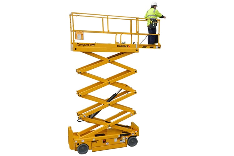 Compacte elektrische schaarhoogwerker