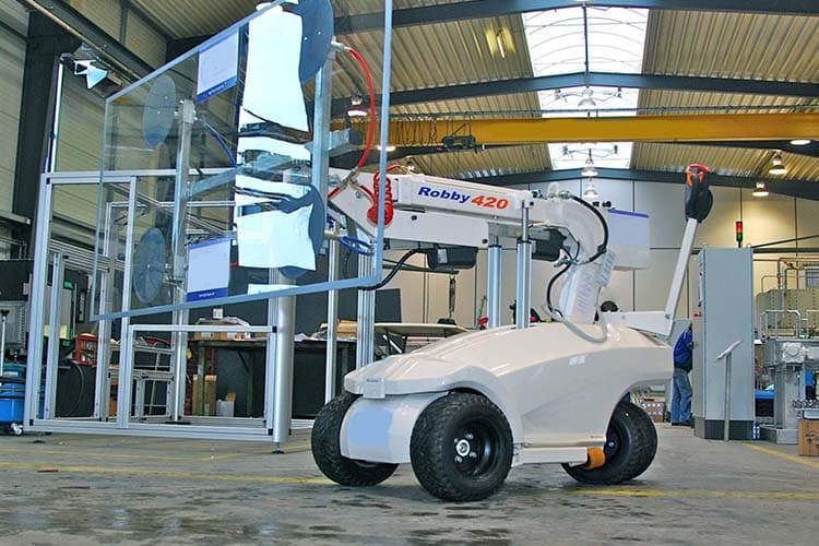 De glasrobots van Sankoo